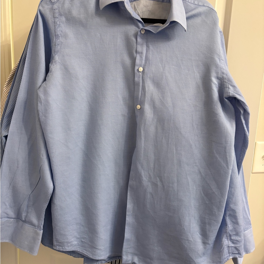 Boss Light Blue Men's Dress Shirt